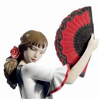 Load image into Gallery viewer, Passion and Soul Flamenco Woman Figurine. 60th Anniversary. Red
