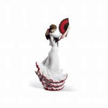 Load image into Gallery viewer, Passion and Soul Flamenco Woman Figurine. 60th Anniversary. Red