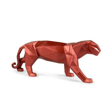Load image into Gallery viewer, Panther Figurine, Metallic Red
