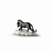 Load image into Gallery viewer, Black Panther with Cub Figurine