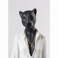 Load image into Gallery viewer, Panther Woman Figurine