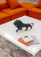 Load image into Gallery viewer, Lion Figurine, Black matte