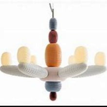 Load image into Gallery viewer, Soft Blown Chandelier Pink