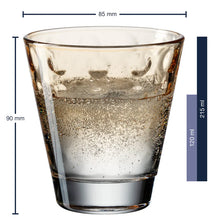 Load image into Gallery viewer, Optic Drinking Glass 215 ml Apricot