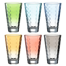 Load image into Gallery viewer, Optic Drinking Glass 300 ml Pastel Set of 6