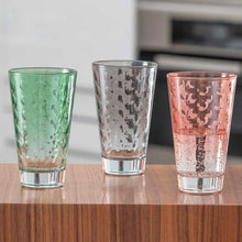 Load image into Gallery viewer, Optic Drinking Glass 300 ml Pastel Set of 6
