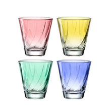 Load image into Gallery viewer, Twist Drinking Glass 215 ml Set of 4