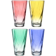 Load image into Gallery viewer, Twist Drinking Glass 300 ml Set of 4