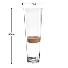 Load image into Gallery viewer, Magico Vase with Wooden Insert 50 cm