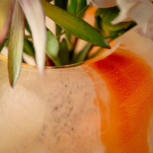 Load image into Gallery viewer, Cipria Due Vase Orange/Cream 11 cm