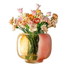 Load image into Gallery viewer, Cipria Due Vase Apricot/Salmon 26 cm