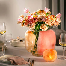 Load image into Gallery viewer, Cipria Due Vase Apricot/Salmon 26 cm