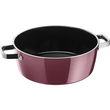 Load image into Gallery viewer, Fusiontec Aromatic Rose Quartz Round Roaster with Lid 28 Cm