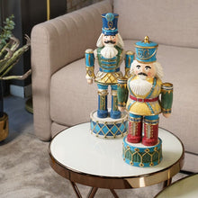 Load image into Gallery viewer, Nutcracker turquoise crown 40 cm