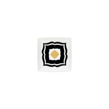 Load image into Gallery viewer, Home Monochrome Moustache Bowl 12 cm Square Flat