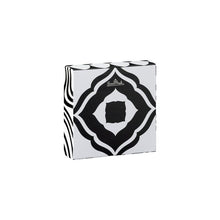Load image into Gallery viewer, Home Monochrome Moustache Bowl 12 cm Square Flat