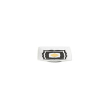 Load image into Gallery viewer, Home Monochrome Moustache Bowl 12 cm Square Flat
