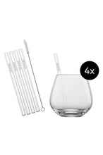 Load image into Gallery viewer, After Work Drinks Set - 4 tumbler, 4 Straws, 1 Cotton Brush
