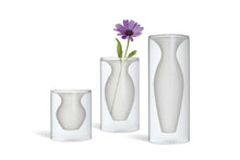 Load image into Gallery viewer, Esmeralda Vase 23 cm Clear and Frosted