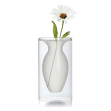Load image into Gallery viewer, Esmeralda Vase 23 cm Clear and Frosted
