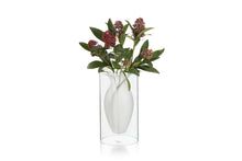 Load image into Gallery viewer, Esmeralda Vase 23 cm Clear and Frosted