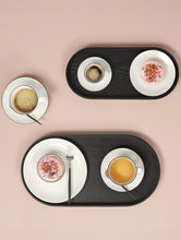 Load image into Gallery viewer, A Table Ligne Noire Espresso cup with Saucer