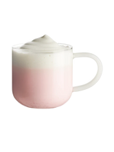 Load image into Gallery viewer, Coppa Glass Mug White Handle 0.4 L