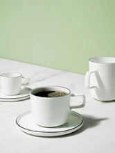 Load image into Gallery viewer, Oco Ligne Noire Espresso cup with Saucer