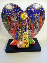 Load image into Gallery viewer, Heart Times in The City by James Rizzi 44cm