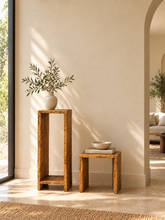 Load image into Gallery viewer, Rustic Wooden Stools – Two Sizes