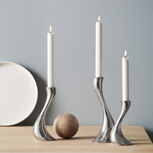 Load image into Gallery viewer, Cobra Candleholders – 16, 20, 24cm – Set of 3