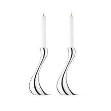 Load image into Gallery viewer, Cobra Candleholders – 24cm – Set of 2