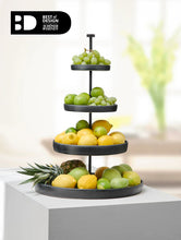Load image into Gallery viewer, Grande Nero Etagere 4Tiered