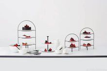 Load image into Gallery viewer, A Table Ligne Noire Etagere Three-Tiered, Black coated ∅ 21 CM