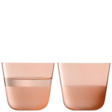Load image into Gallery viewer, Arc Contrast Tumbler 260ml Set of 2 - Coral