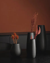 Load image into Gallery viewer, Ease Vase XL, Black Iron 32 cm