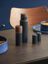 Load image into Gallery viewer, Kitchen'art Vinegar and Oil Bottle, Black 0.4 L