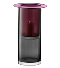 Load image into Gallery viewer, Nest vase/bougeoir grey-violet 45cm