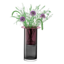 Load image into Gallery viewer, Nest vase/bougeoir grey-violet 45cm
