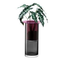 Load image into Gallery viewer, Nest vase/bougeoir grey-violet 45cm
