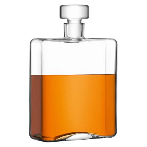 Cask whisky oblong decanter 1L