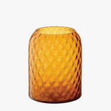 Load image into Gallery viewer, Dapple Vase/Lantern 16cm Amber