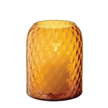 Load image into Gallery viewer, Dapple Vase/Lantern 16cm Amber