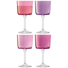 Load image into Gallery viewer, Gems Wine Glass 250ml Set of 4 - Mauve