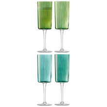 Load image into Gallery viewer, Gems Champagne Flute 210ml Set of 4 - Jade