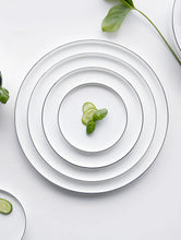 Load image into Gallery viewer, Oco Ligne Noire Bread Plate 14.5 cm