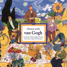 Load image into Gallery viewer, Dinner with Van Gogh: A 1000 Pieces Jigsaw Puzzle
