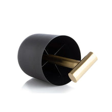 Load image into Gallery viewer, Carry away basket | black + brass