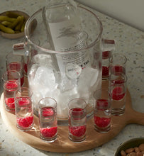 Load image into Gallery viewer, Paddle Vodka Serving Set & Oak Paddle L38.5cm