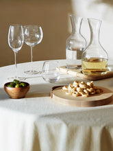 Load image into Gallery viewer, Water & Wine Carafe Set with Oak Base